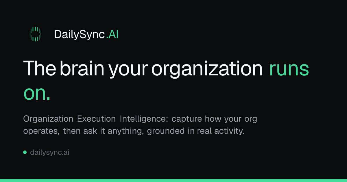 DailySync.AI — 官网预览图